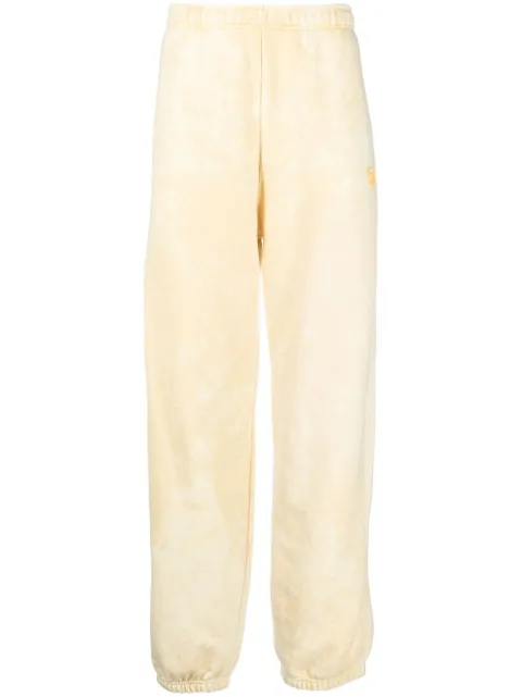 Diesel embossed logo track pants Yellow A085450AIJJ