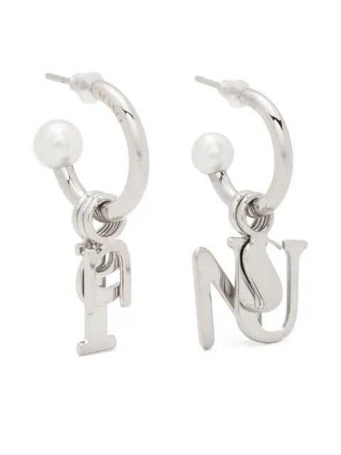Sunnei metal letter earrings Silver MACCWJEW021