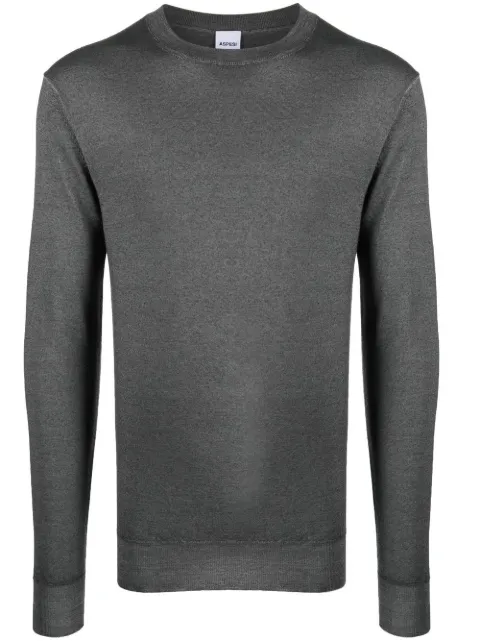 ASPESI melange-effect wool sweater Grey M488V08801173