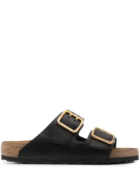 Birkenstock double-strap leather sandals Black 1022604