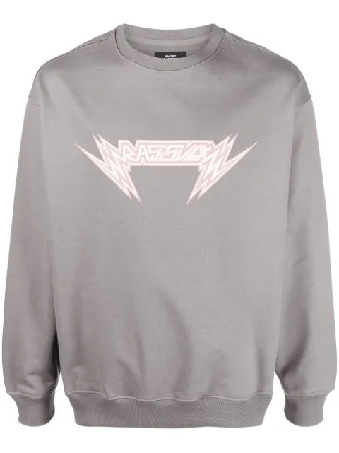 RASSVET logo-print detail sweatshirt Grey PACC11T023