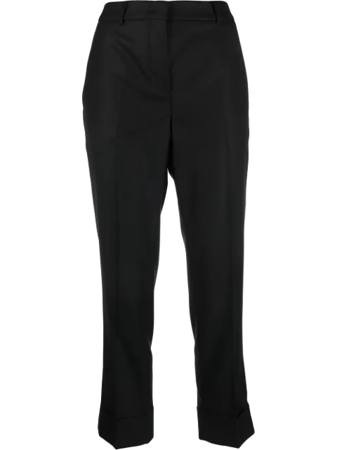 Incotex slim-cut tailored trousers Black 172785D1166