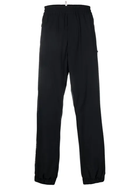 Moncler Grenoble logo-print straight-leg trousers Black H20972A000165399D