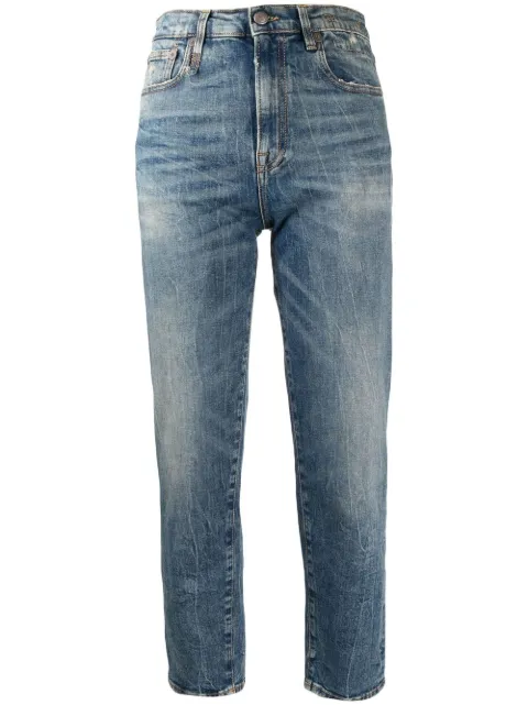 R13 high-waist cropped jeans Blue R13W9437D081A