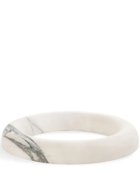 Bloc Studios Marmo Donuts marble ornament White DWCL