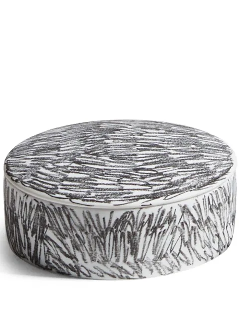 Cassina Post Scriptum porcelain trinket box Black GNF07