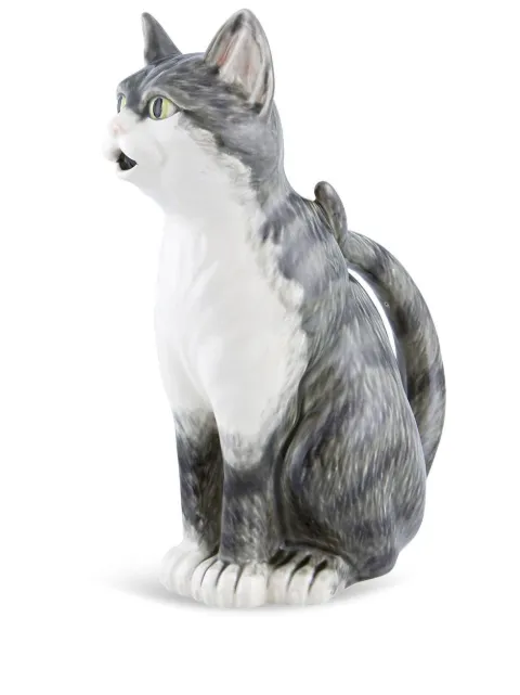 Bordallo Pinheiro 'Jarros' cat pitcher Grey 65023918