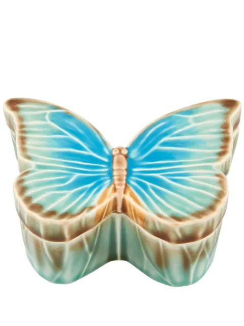 Bordallo Pinheiro 'Cloudy Butterflies' trinket box Green 65029130