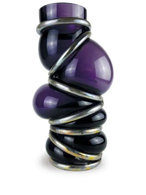 Vanessa Mitrani Chain Ring asymmetric vase Purple 1200000136344