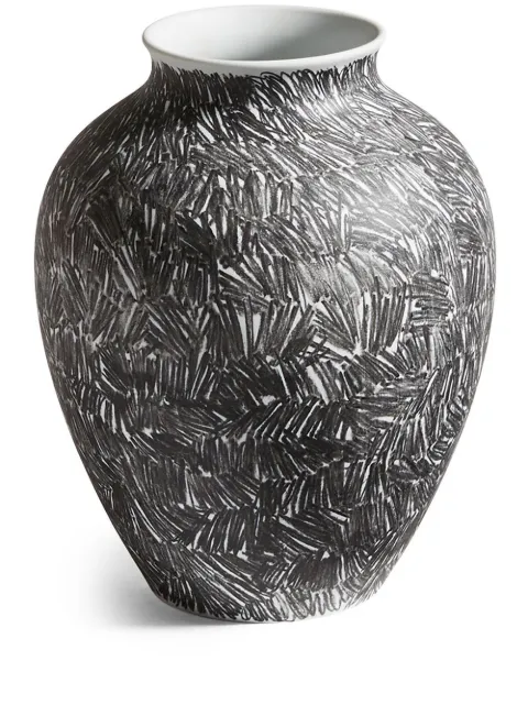 Cassina Post Scriptum porcelain vase Black GNF03