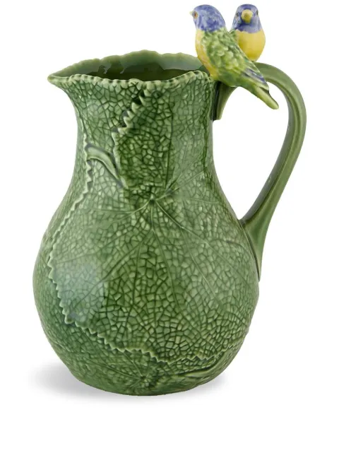 Bordallo Pinheiro 'Cinerária' bird pitcher Green 65023632