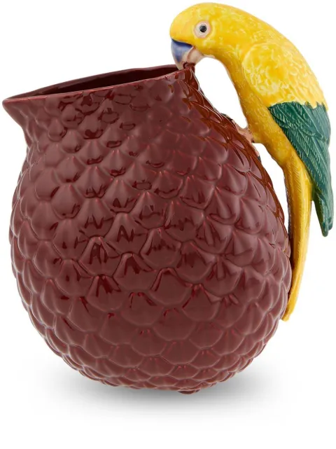 Bordallo Pinheiro 'Amazónia' glazed pitcher Red 65027936
