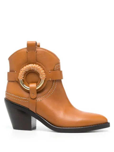 See by Chloé Hana 80mm boots Brown SB39065A16028533