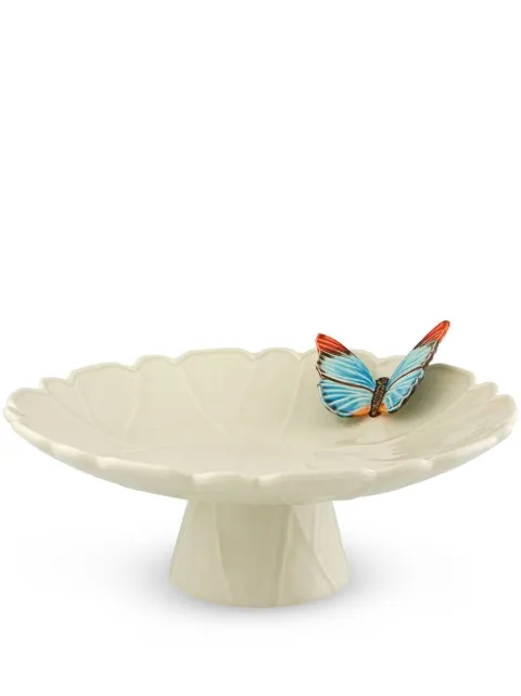 Bordallo Pinheiro 'Cloudy Butterflies' cake-stand White 65027777
