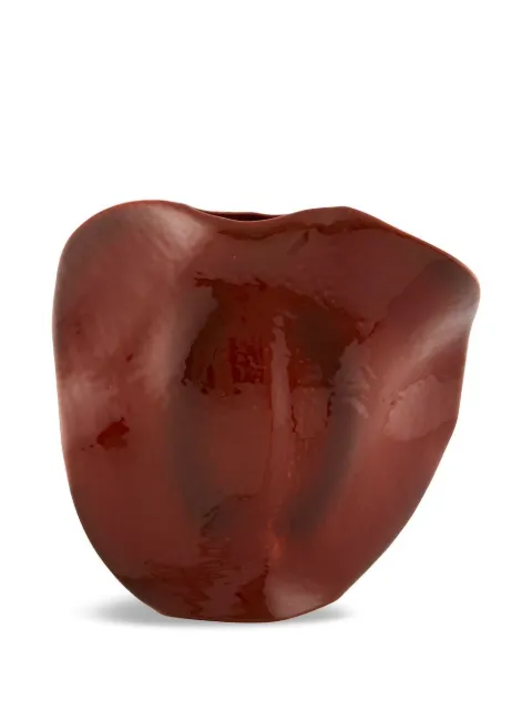 Bordallo Pinheiro 'Amazónia' glazed vase Brown 65026301