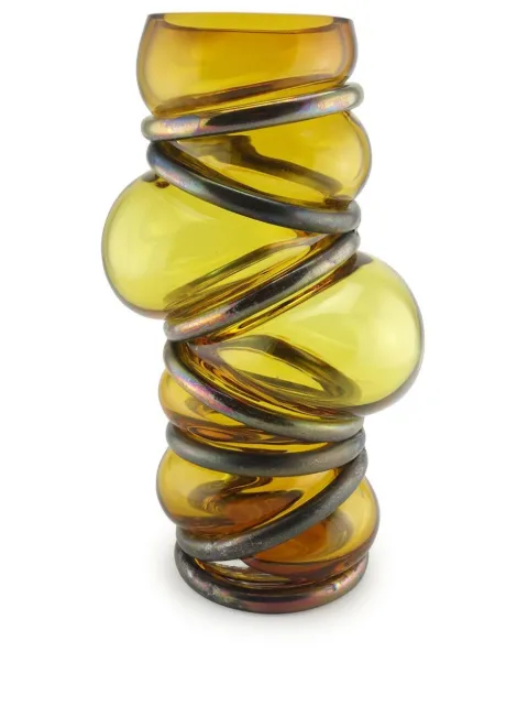 Vanessa Mitrani Chain Ring glass vase Yellow 1200000136320