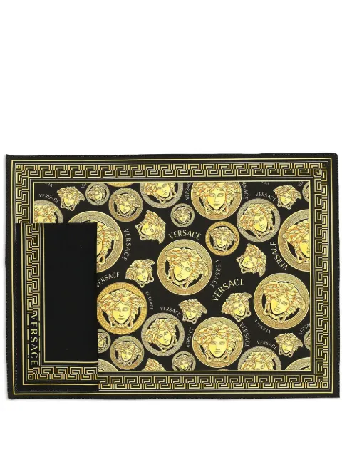 Versace Medusa Amplified napkin and placemat (set of two) Black 10068271A04850Z7011