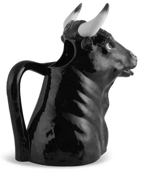 Bordallo Pinheiro 'Jarros' bull pitcher Black 65020320