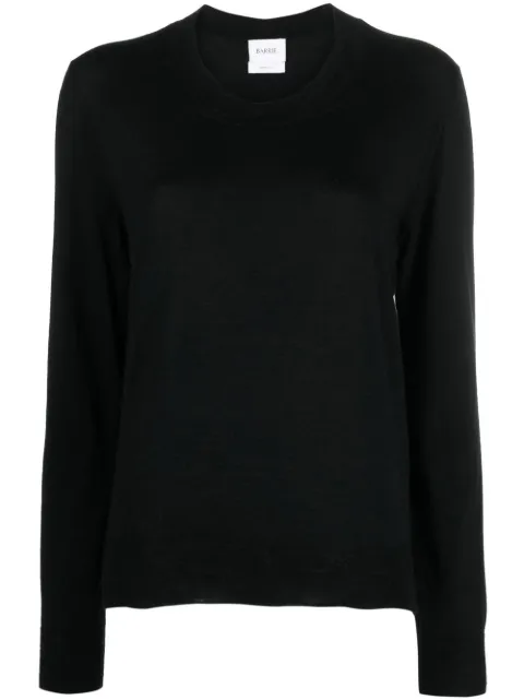 Barrie crew neck cashmere jumper Black C200354