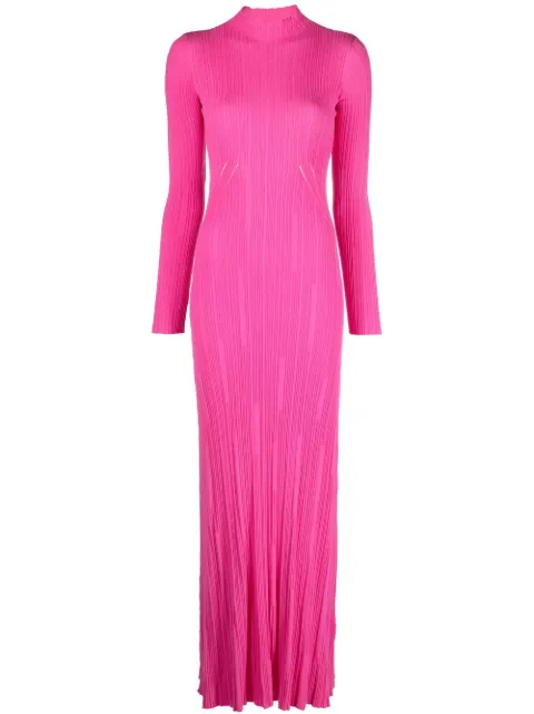 Jacquemus Lenzuolo pleated long dress Pink 223KN0882156