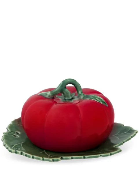 Bordallo Pinheiro 'Tomate' butter-dish Red 65007111