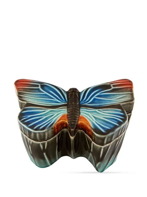 Bordallo Pinheiro 'Cloudy Butterflies' box Brown 65027316