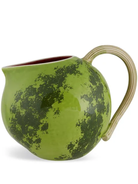 Bordallo Pinheiro 'Melancia' glazed pitcher Green 65020810