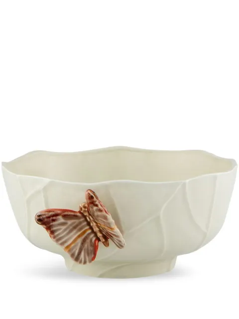 Bordallo Pinheiro 'Cloudy Butterflies' salad bowl Neutrals 65027908
