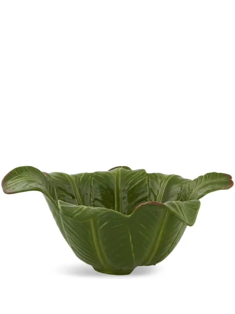 Bordallo Pinheiro 'Banana Madeira' salad bowl Green 65025695