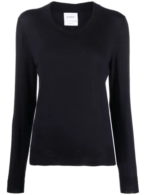 Barrie round-neck cashmere jumper Blue C200354