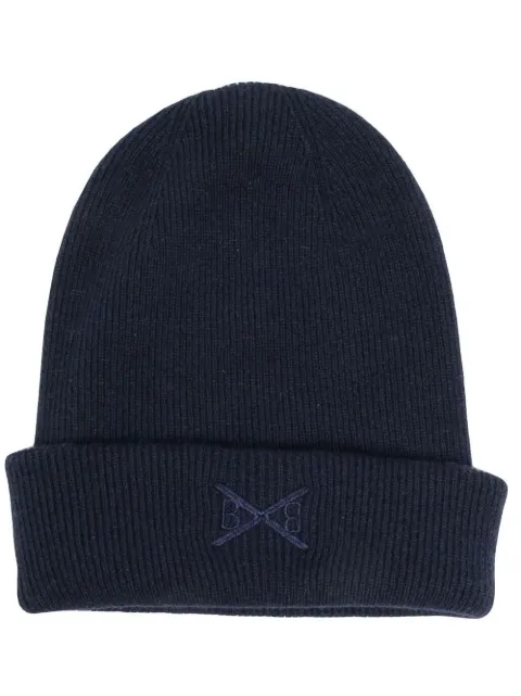 Barrie embroidered-logo knit beanie Blue C104812