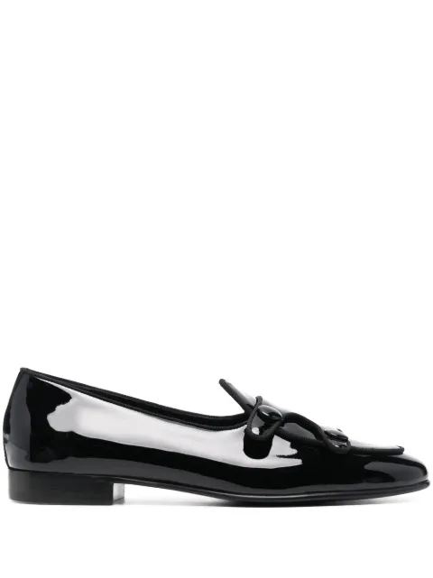 Edhen Milano patent-leather loafers Black ALB099