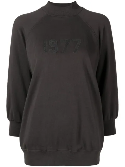 FEAR OF GOD ESSENTIALS 1977-print detail sweatshirt Grey 192BT213130FW