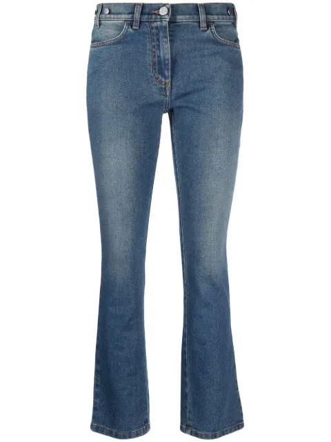 Philosophy Di Lorenzo Serafini mid-rise cropped jeans Blue A03177133