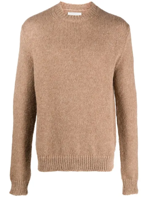 Jil Sander round-neck knit jumper Brown J47GP0021J14523