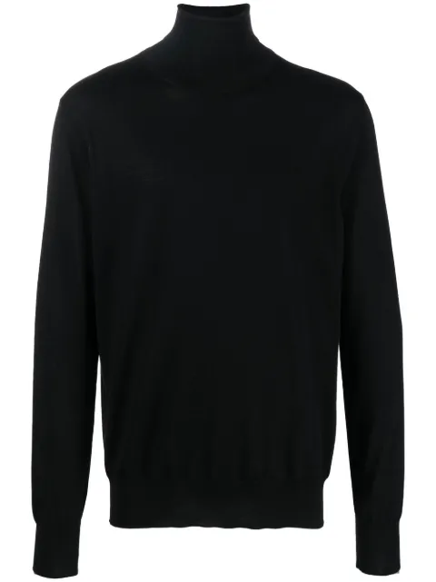 Jil Sander fine-knit roll-neck jumper Black J23GP0001J14531