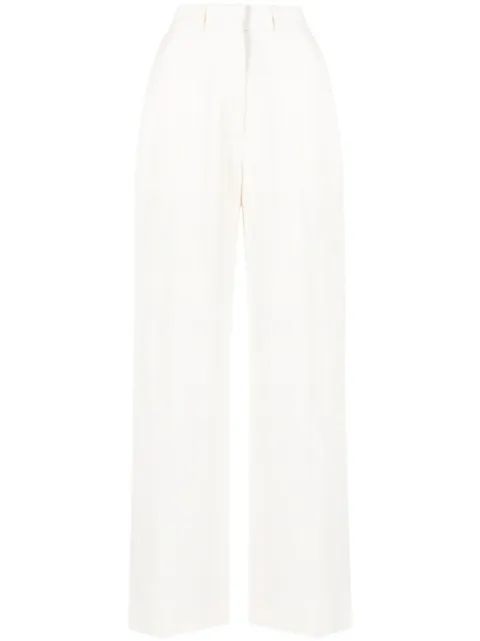 Casablanca wide-leg tailored trousers Neutrals WF22TR039