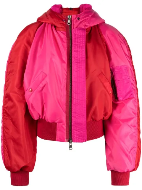 Andersson Bell Kamila colour-block bomber jacket Pink awa487w