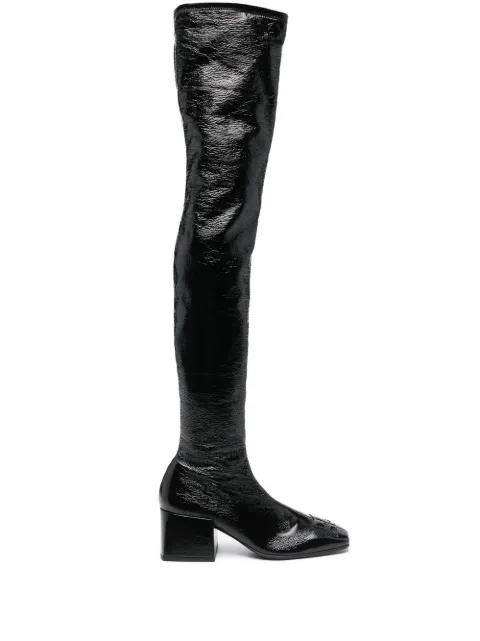 Courrèges thigh-high boots Black 322SCS056VY0009