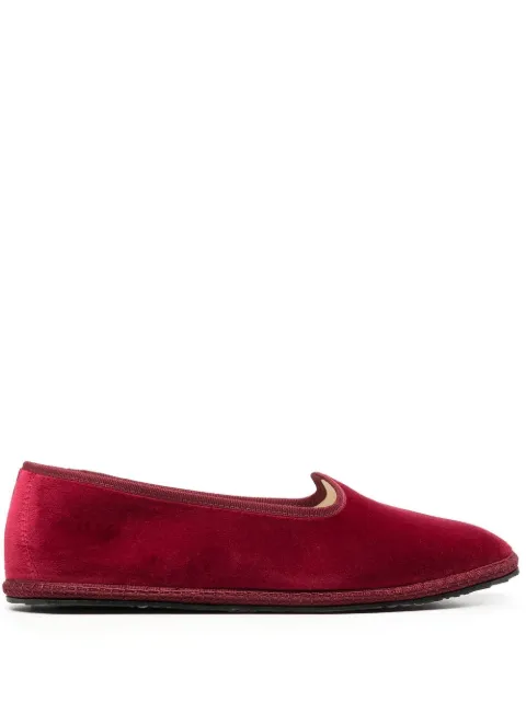 Scarosso slip-on slippers Red VALENTINSLIPBURVELV