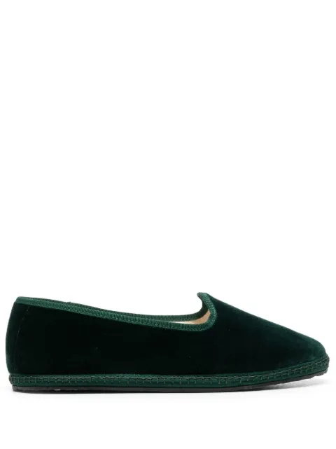 Scarosso Valentina slip-on loafers Green VALENTINASLIPGREVELV