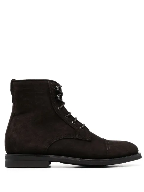 Scarosso Paola lace-up boots Brown PAOLABOOTBROSUED