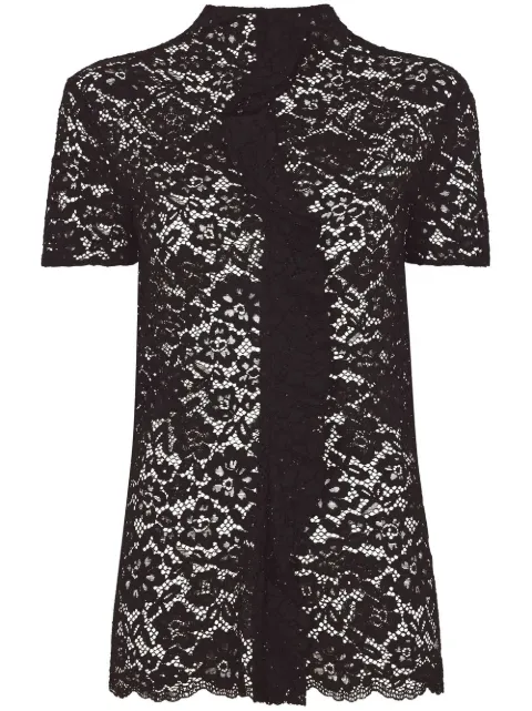 Proenza Schouler stretch lace top Black R2324001FY020S