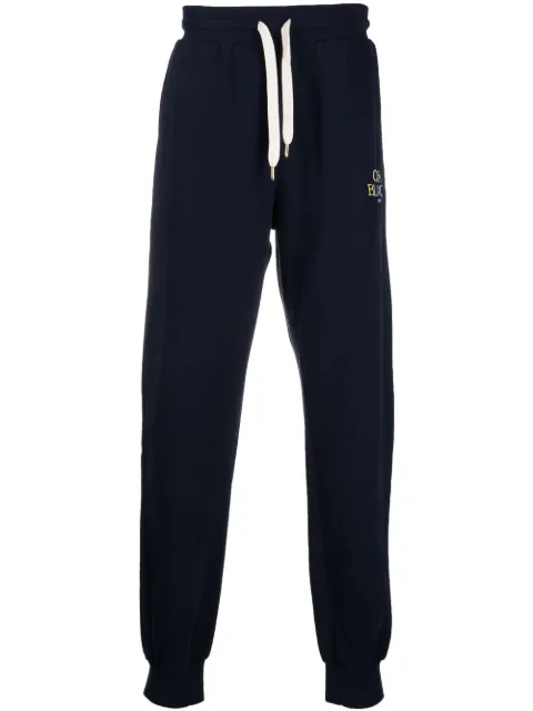 Casablanca logo-embroidered track pants Blue MF22JTR007