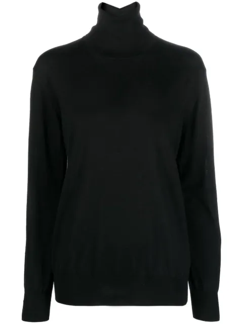 Jil Sander roll-neck wool jumper Black J04GP0002J14531