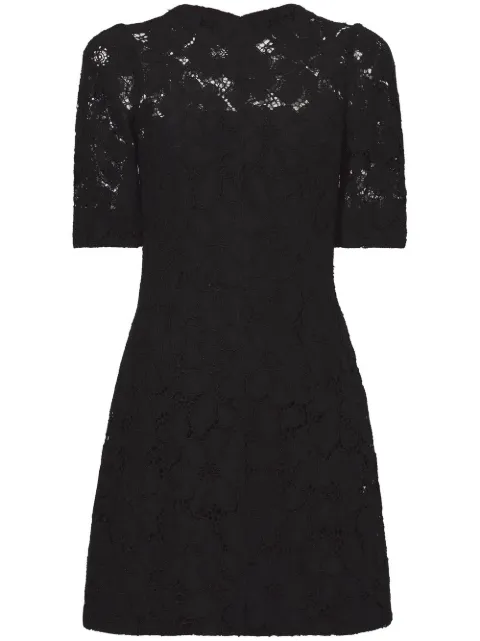 Proenza Schouler floral lace dress Black R2323015FY019
