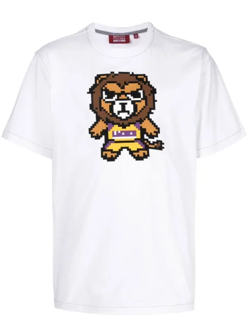 Mostly Heard Rarely Seen 8-Bit motif-print T-shirt White MHEB08BBT21