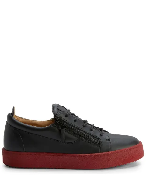 Giuseppe Zanotti Frankie double-zip low-top sneakers Black RM00091K48