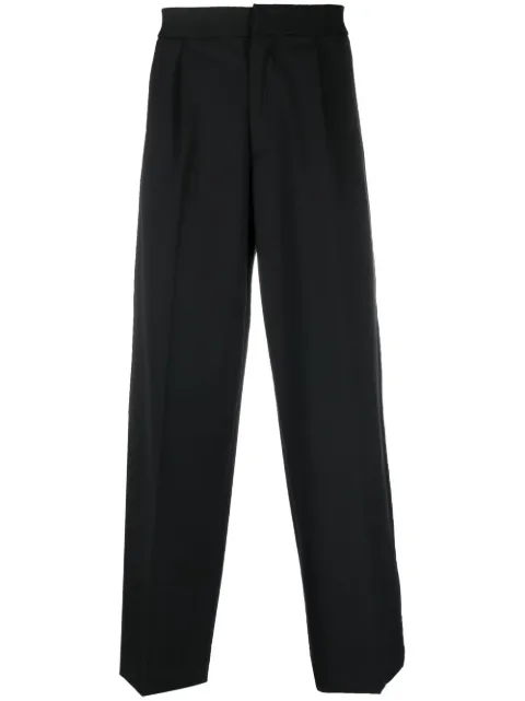 Bonsai pleated straight-leg trousers Black PT005V1