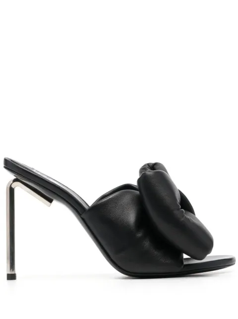 Off-White Allen bow-embellished sandals Black OWIJ015F22LEA0011072